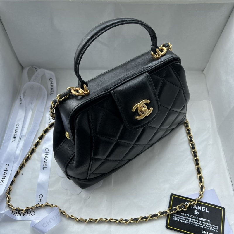 Ch**el top handle bags